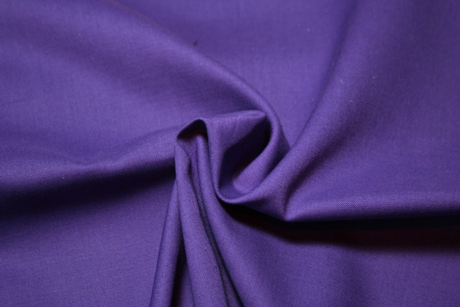 10cm Baumwollstoff uni (Standardqualität) violett (Grundpreis € 8,00/m)
